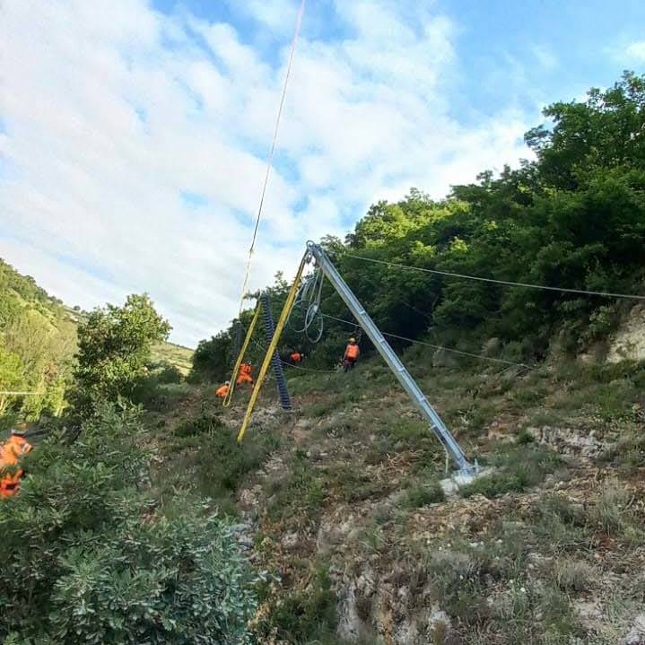 Installation écran pare-blocs